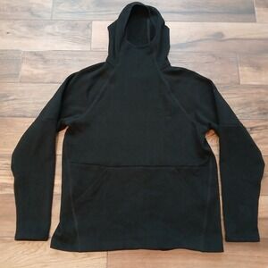 686 Knit Tech Fleece Hoody Mens Extra Large Black All Weather Thermal KCR955